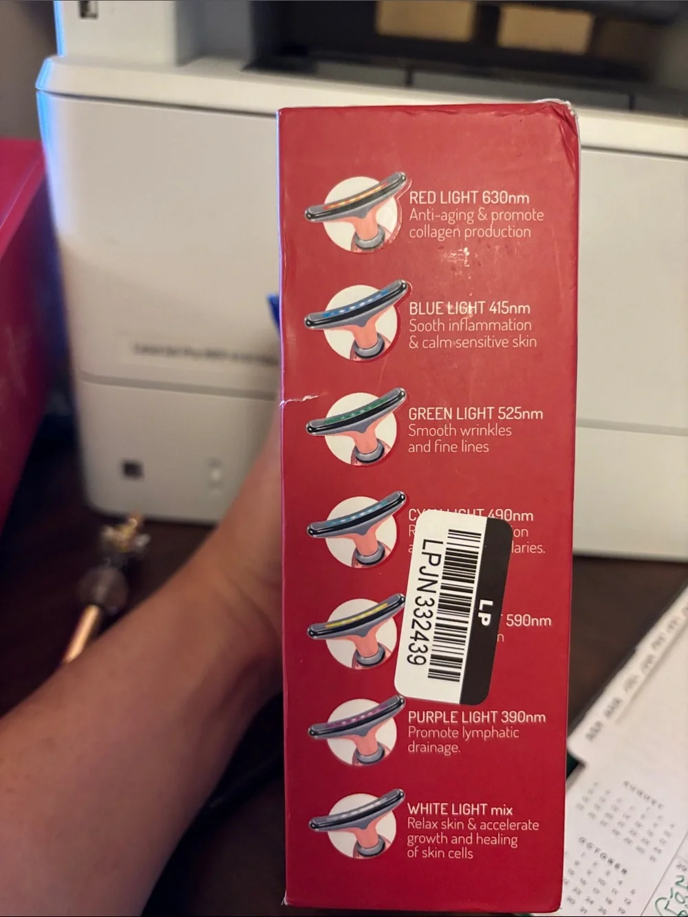 Beauty Device. New in box. 7 in 1 tool. Helps firm skin . Anti wrinkles. Etc.